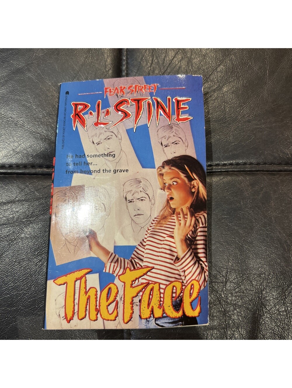 R.L. Stine Fear Street the face series vintage YA horror paperback book 1st Edit